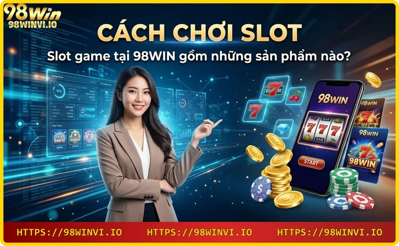 Ba loại slot game tại 98WIN: slot cổ điển, slot video và slot jackpot