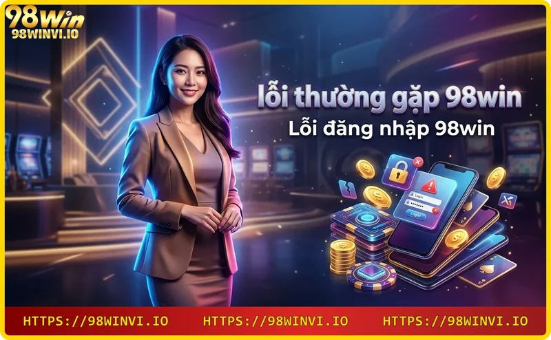 Biểu tượng khóa đỏ trên điện thoại báo lỗi đăng nhập 98win
