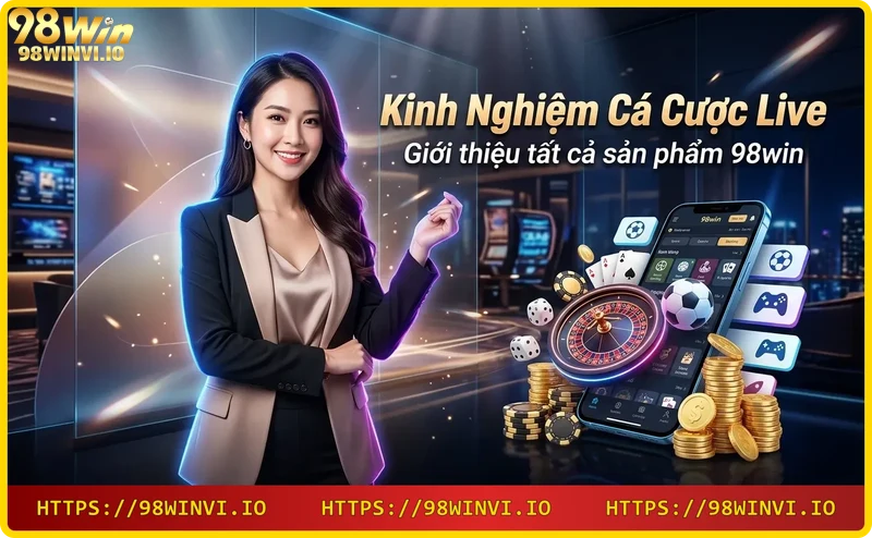 Các sản phẩm của 98win: thể thao, slot, casino, xổ số