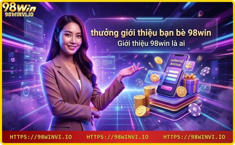 Giao diện nhà cái 98win trên máy tính với các sản phẩm cá cược