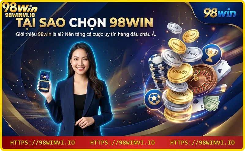 Giới thiệu 98WIN – nhà cái trực tuyến uy tín và hợp pháp