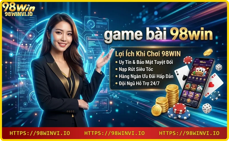 Lợi ích khi chơi game bài 98WIN – thưởng lớn, hoàn trả, quà tặng VIP